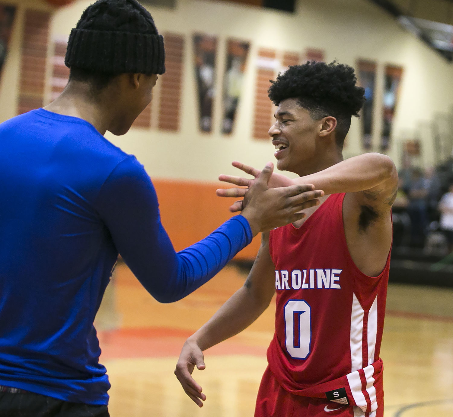 Caroline at James Monroe boys basketball